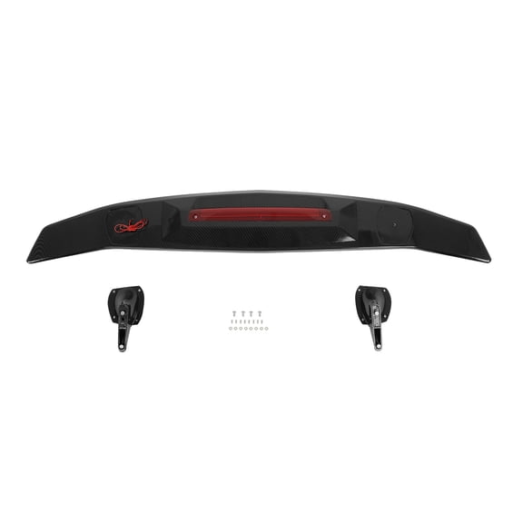 For Ford Mustang 1970-1973 52'' Rear Trunk Spoiler GT Wing w/ Brake Light Carbon
