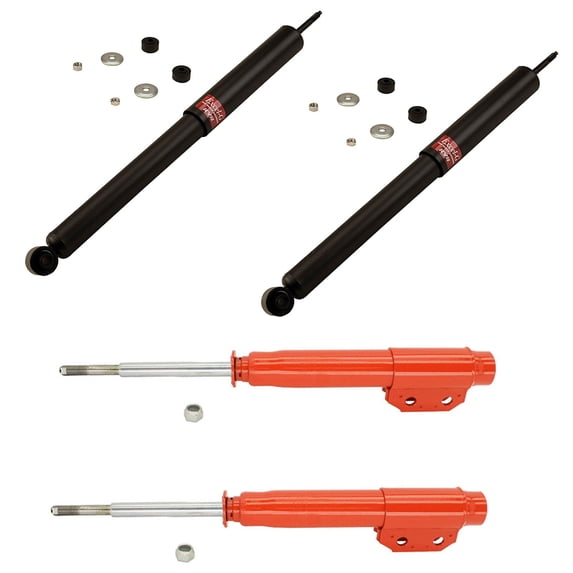 For Ford Mustang 1987-1993 Front Rear Shock Strut Spring Set - BuyAutoParts