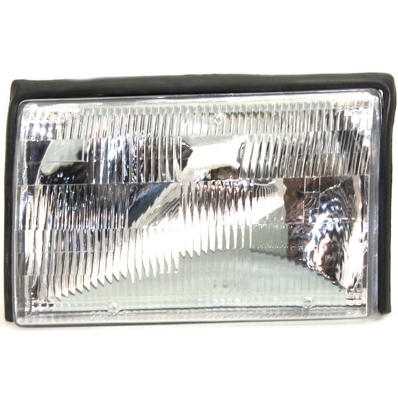 For Ford Mustang 1987-1993 Headlight Assembly Driver Side | Clear Lens | Replacement For FO2502106 | E9ZZ13008B