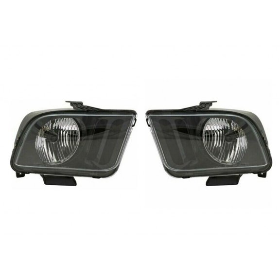 For Ford Mustang 2005 2006 Headlight Assembly Driver and Passenger Side | Pair | Composite | CAPA | FO2502215, FO2503215 | 4R3Z13008AB, 4R3Z13008AA