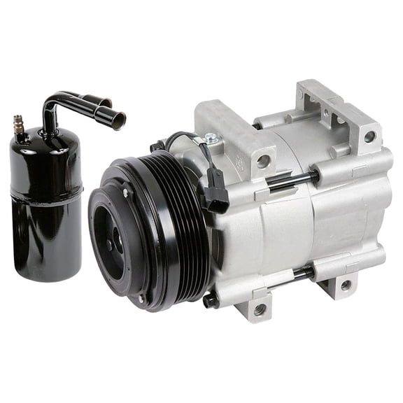 For Ford Mustang 2007 2008 2009 AC Compressor w/ A/C Drier - BuyAutoParts