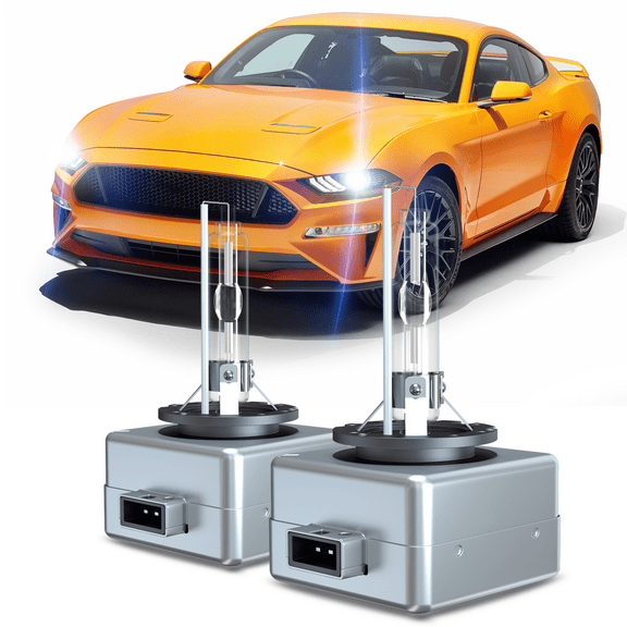 For Ford Mustang 2010 2011 2012 2013 2014 2015 2016-2023 - D3S Xenon HID Headlight Bulbs High & Low Beam Qty2