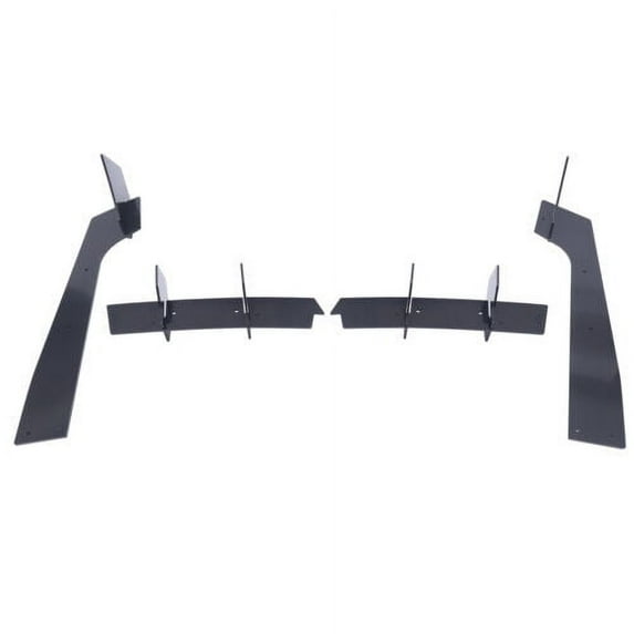 For Ford Mustang 2018 2019 2020 2021 Rear Diffuser Rear Side Splitters Glossy