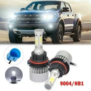 For Ford Ranger 1989-1992 2PC 9004 LED Headlight Bulbs High/Low Dual Beam 6000K