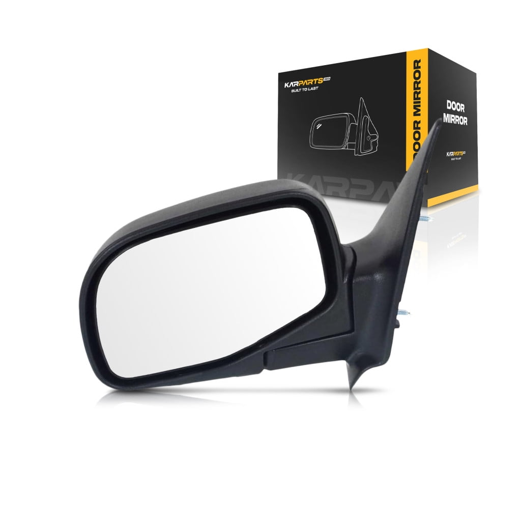 Pair Of Manual Door Mirrors For 1993-2005 Ford Ranger - Driver & Passenger Side, Non-Heated, Direct Replacement