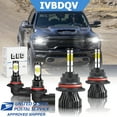 thumbnail image 1 of For Ford Ranger 1998-2011 LED Headlight Bulbs,High and Low + Fog Beam 6000K Cool White 4pcs, 1 of 13
