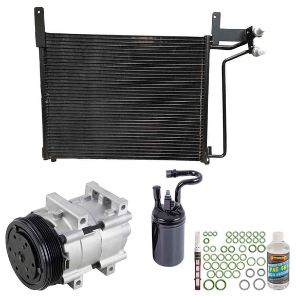 For Ford Ranger 2.3L 1989 A/C Kit w/ AC Compressor Condenser & Drier - BuyAutoParts