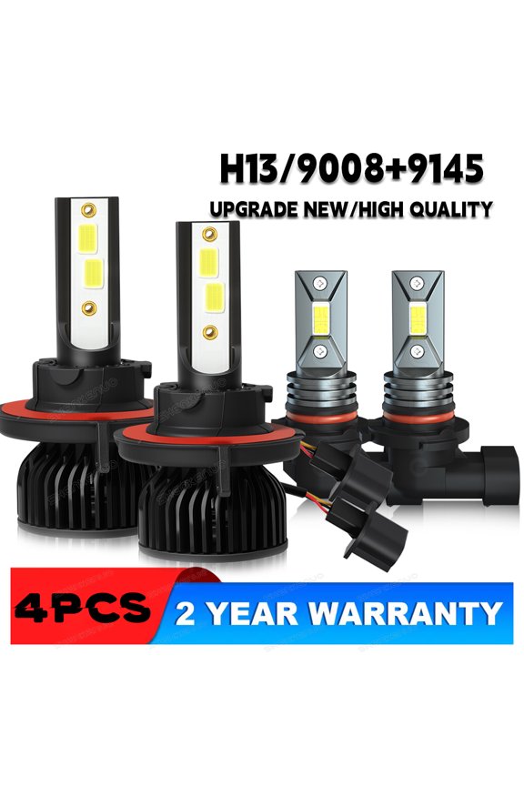 For Ford Ranger 2001 2002 2003 2004-2011 Quayub LED Faros+Bombillas de luz antiniebla