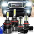 thumbnail image 1 of For Ford Ranger 2001-2011 -4X 6000K LED Headlight High Low Beam + Fog Light Bulb, 1 of 13