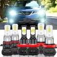 thumbnail image 1 of For Ford Ranger 2020 2021 -6x LED Headlight 9005 H11 Hi/Lo beam + H11/H8/H9 Fog Light Bulbs Kit, 1 of 11