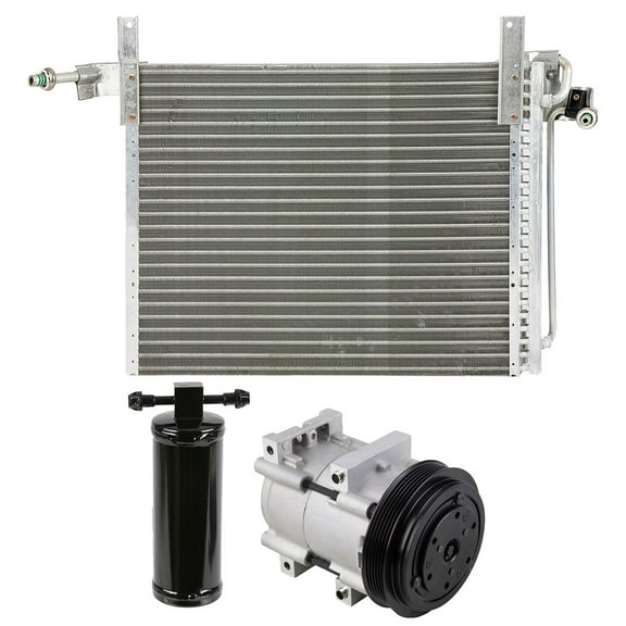 For Ford Ranger AC Compressor w/ A/C Condenser & Drier - BuyAutoParts