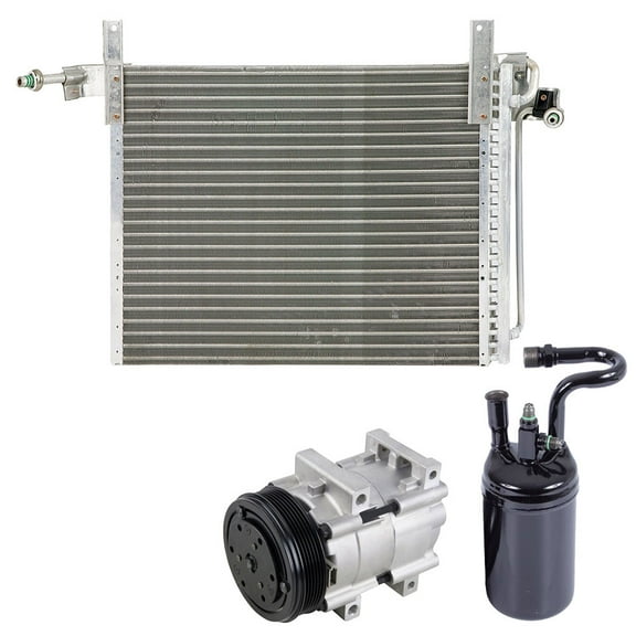 For Ford Ranger AC Compressor w/ A/C Condenser & Drier - BuyAutoParts