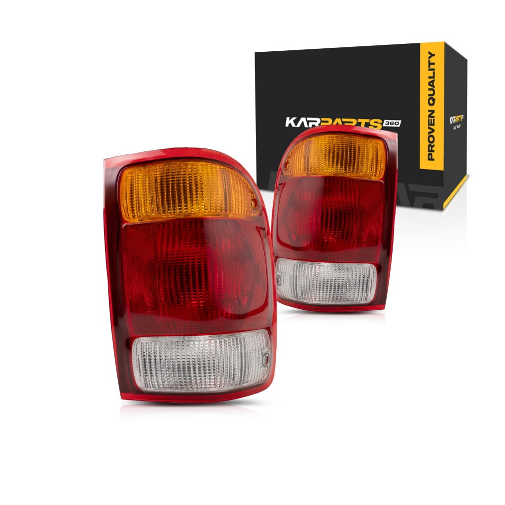 For Ford Ranger Tail Light Assembly Unit 1998 1999 Pair Driver and Passenger Side DOT Certified | FO2800121 | FO2801121 | F87Z 13405 BA