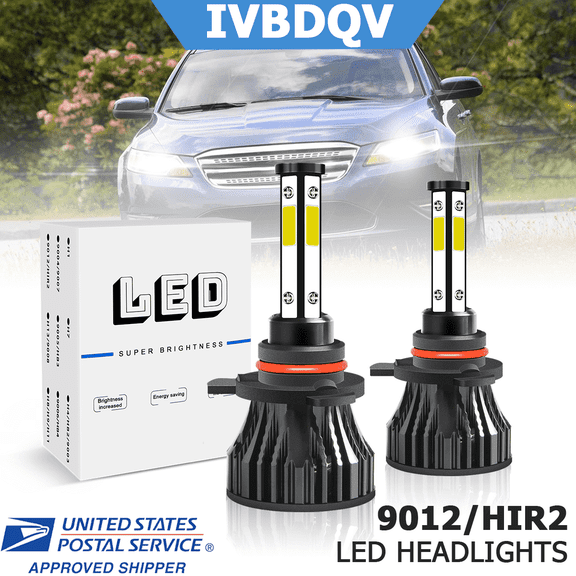 For Ford Taurus 2013-2018 LED Headlights 9012/HIR2 High Low Beam Kit 2Pcs