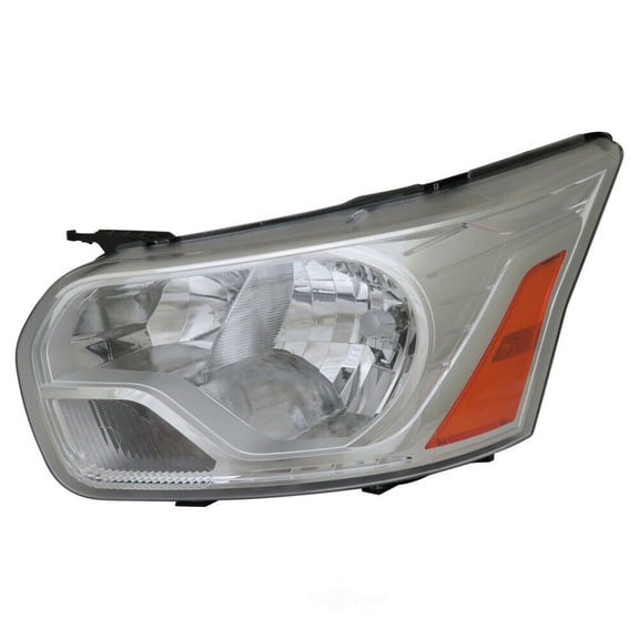 For Ford Transit-250 2015 2016 Headlight Assembly Driver Side | Chrome | CAPA | FO2502357, FO2502357C | 191275522363, CK4Z13008F