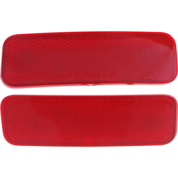 For Ford Transit Connect Reflector Assembly Unit 2014 2015 Pair Driver and Passenger Side | Rear | FO1184106 | FO1185106 | BK2Z 13A565 A