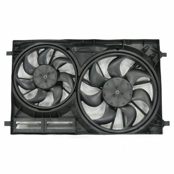 For Ford Transit Radiator and A/C Condenser Fan Assembly 2015 16 17 18 2019 3.5L / 3.7L For FO3115211 | CK4Z-8C607-D