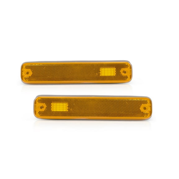 For Ford Truck Bronco Front Marker Light Assembly 1975-1991 Pair Driver and Passenger Side | FO2550101 | FO2550101 | D3TZ 15A201 A