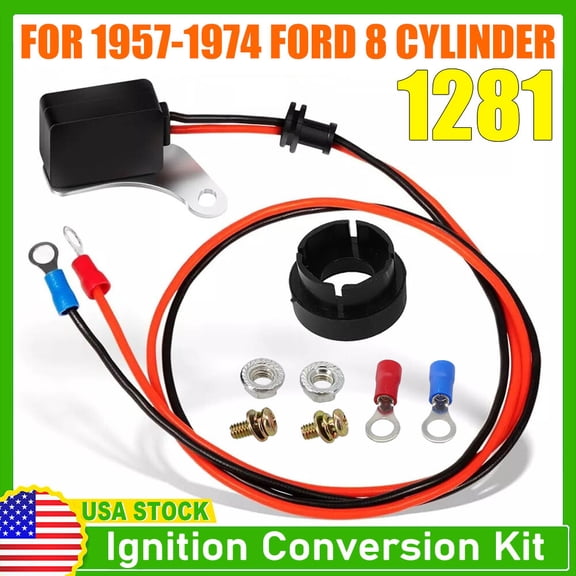 For Ford V8 Pertronix 1281 Ignition Points-to-Electronic Conversion Kit Ignitor