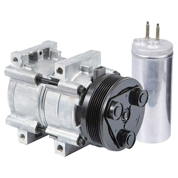 For Ford Windstar 1999 2000 AC Compressor w/ A/C Drier - BuyAutoParts