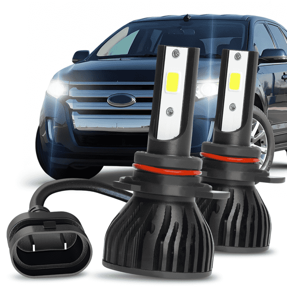 For Ford edge 2011 2012 2013 2014 Headlights,9012 LED High/Low Beam Bulbs 2Pack