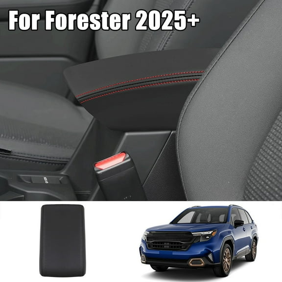 For Forester 2025+ Leather Center Console Armrest Box Cover Car Interior Protective Cover Replacement Part Resistant To Wear
