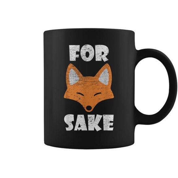For Fox Sake Pun Coffee Mugs
