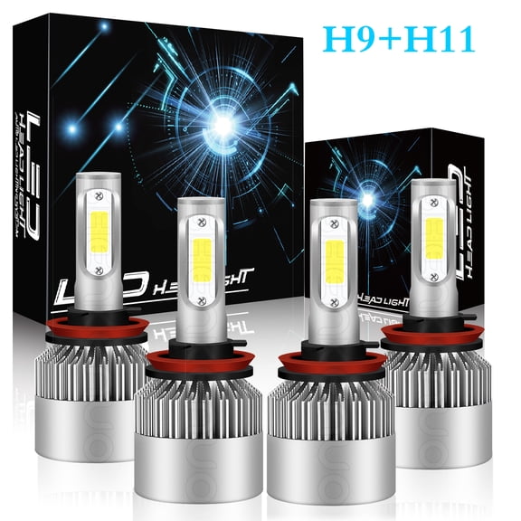 For Freightliner Cascadia 2008-2016 LED Headlight High&Low Lights 6000K white
