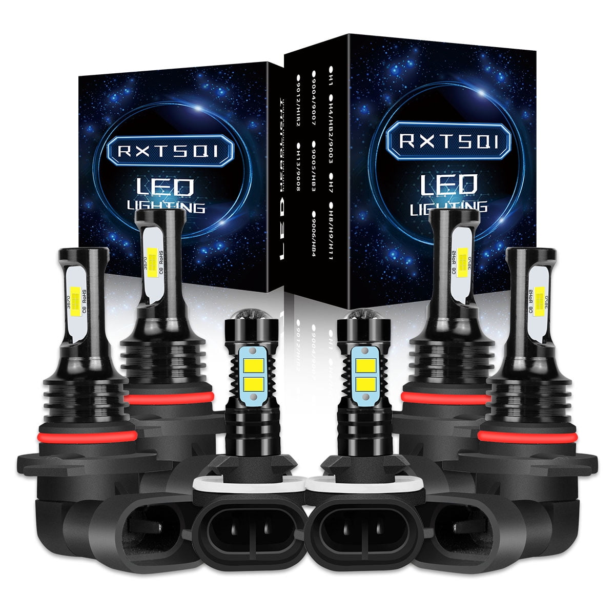 For Freightliner M2 106 2011-2017 9005 9006 881 6X LED Headlights+Fog ...