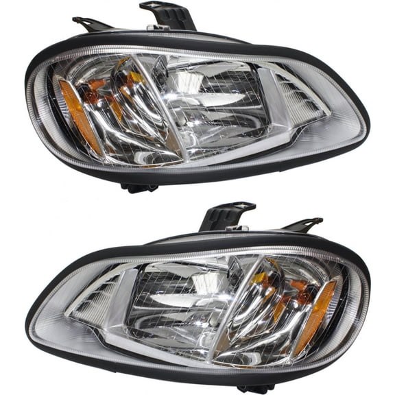 For Freightliner M2 106 Headlight Assembly 2002-2009 Pair Driver and Passenger Side