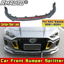 For GAC Empow 2021-2024 Body Kit Front Bumper Spoiler Glossy Black Sport Style Front Bumper Diffuser Car Accessories