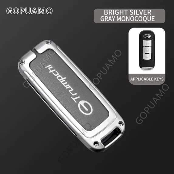 For GAC Trumpchi B 3-button key case GS3 GS4 GA3S GS8 GS5 GS6 GS7 Keychain Accessories Zinc alloy Car Key Cover Case Holder