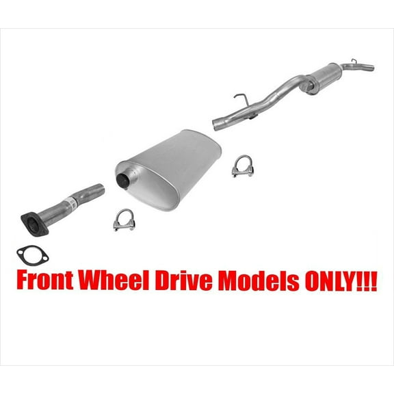 For GM 02-05 Venture Front Wheel Drv 120 Inch Wheel Base Exhaust System Muffler