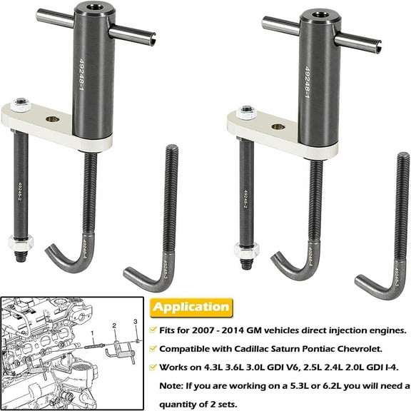 For GM Cadillac Chevy GMC 6706 Fuel Injector Rail Assembly Remover Tool EN-49248