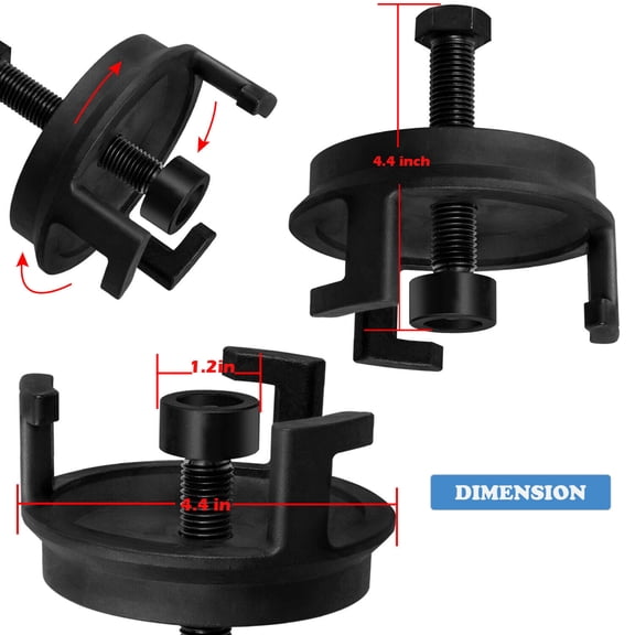 For GM LS Harmonic Balancer Puller QP1066Crank Pulley Puller Automotive Replacem