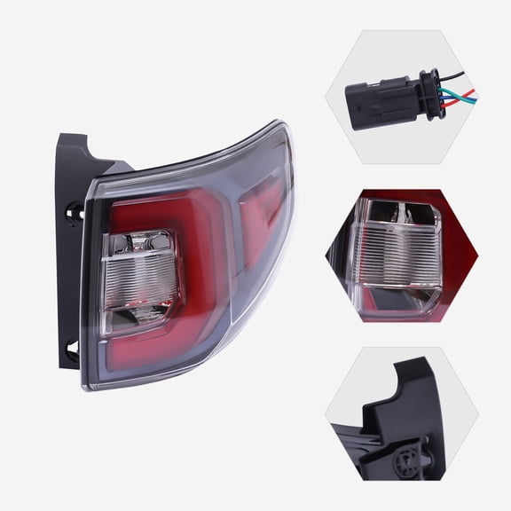 For GMC Acadia 2013 2014 2015 2016 Right Passenger Side LED Taillight Rear Lamp
