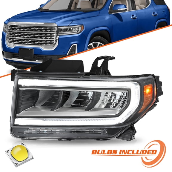 For GMC Acadia SL SLE SLT Denali 2020 2021 2022 2023 Full LED Headlight Left Driver Side Headlamp