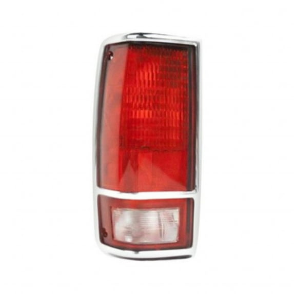 For GMC Jimmy 1990 1991 Tail Light Driver Side | With Chrome Trim | GM2800105 | 915707