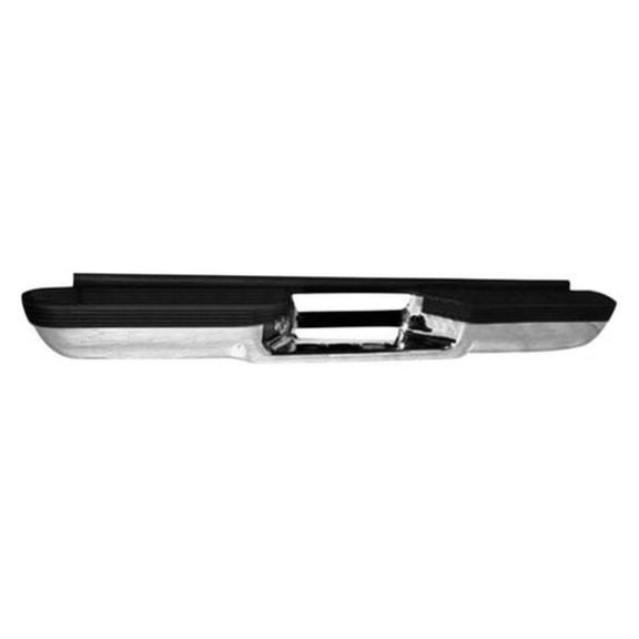 For GMC K1500 1999 Step Bumper | Rear | Chrome | Factory Style | w/ Brackets/Pads | Fleet Side | GM1101109 | 999863