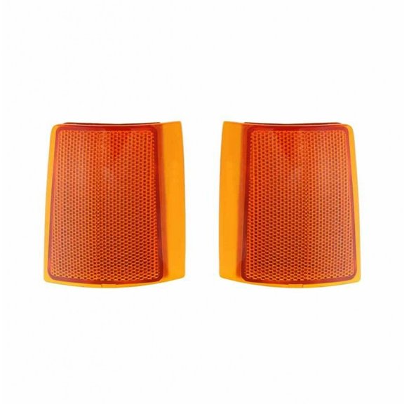 For GMC K3500 1999 2000 Side Marker Light Passenger Side | Upper | CAPA Certified | 2pc Design | w/Dual Sealed Beam or Composite Headlight | GM2551148 | 5977464