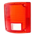 thumbnail image 1 of For GMC R3500/V3500 1990 1991 Tail Light Lens Driver Side | Clear and Red Lens | Fleetside | Replacement For GM2800121 | 4144-845-731L, 5965775, 1 of 6