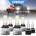 thumbnail image 1 of For GMC Sierra 1500 1999-2002 LED Headlights Combo 9005 High+9006 Low Beam + 880 Fog Light Kit 6Pcs Bright WHITE, 1 of 13
