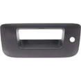 thumbnail image 1 of For GMC Sierra 1500 2007-2013 Tailgate Handle Bezel | Rear | With Key Hole | Replacement For GM1916106 | 15927250, 1 of 6