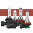 thumbnail image 1 of For GMC Sierra 1500 2500 2007-2013 QUAYUB Halogen Headlight Bulbs 9005 High Beam H11 Low Beam 3200K Warm yellow 65/55w 4x, 1 of 12