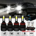 thumbnail image 1 of For GMC Sierra 1500 2500 3500 2007-2013 Headlights,9005 H11 High and Low Beam Bulbs 5202 Fog Beam 6pcs, 1 of 14