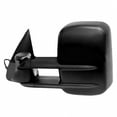 thumbnail image 1 of For GMC Sierra 1500/2500 HD Classic 2007 Power Towing Mirror Driver Side | Outer | Rear | View Power | Heated Textured | W/Sign On Cover | Hybrid, 1 of 2
