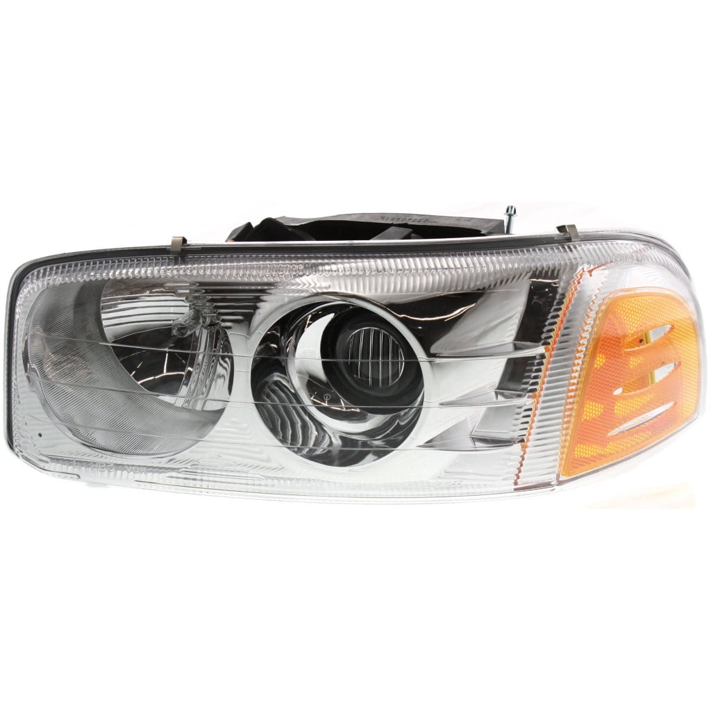 For GMC Sierra 1500 Classic 2007 Headlight Assembly Driver Side | w/ Denali | CAPA | Replacement For GM2502214, GM2502214C | 15125237, 15150995