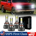 thumbnail image 1 of For GMC Sierra 1500 HD/HD Classic 2001-2003 LED Headlight Bulbs 9005 H11 High Low Beam Kit, 1 of 8