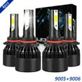 thumbnail image 1 of For GMC Sierra 1500 HD/HD Classic 2005-2007 LED Headlight Bulb Kit 9005 9006 High Low Beam White, 1 of 8