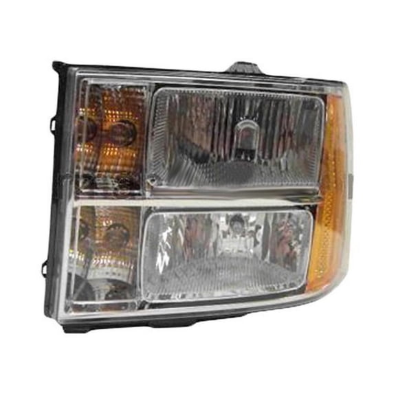 For GMC Sierra 3500 HD 2007 2008 2009 2010 2011 2012 2013 2014 Headlight Driver Side | Composite | GM2502283 | 22853029